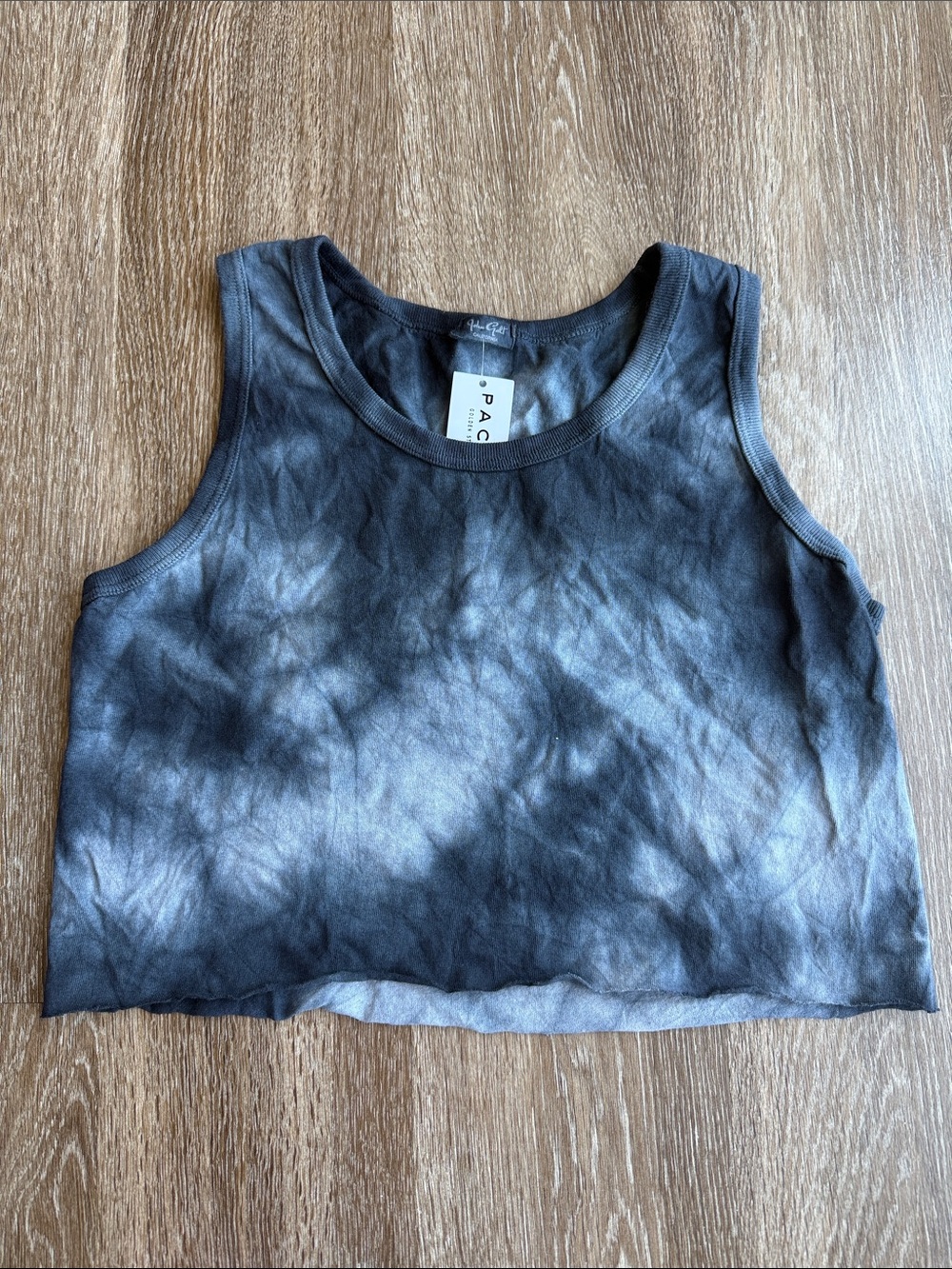 NWT John Galt Women's Tie-Dye Crop Tank Top